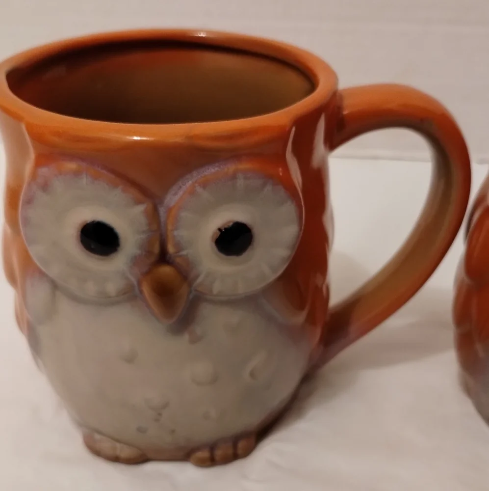 2 Owl Coffee Mugs